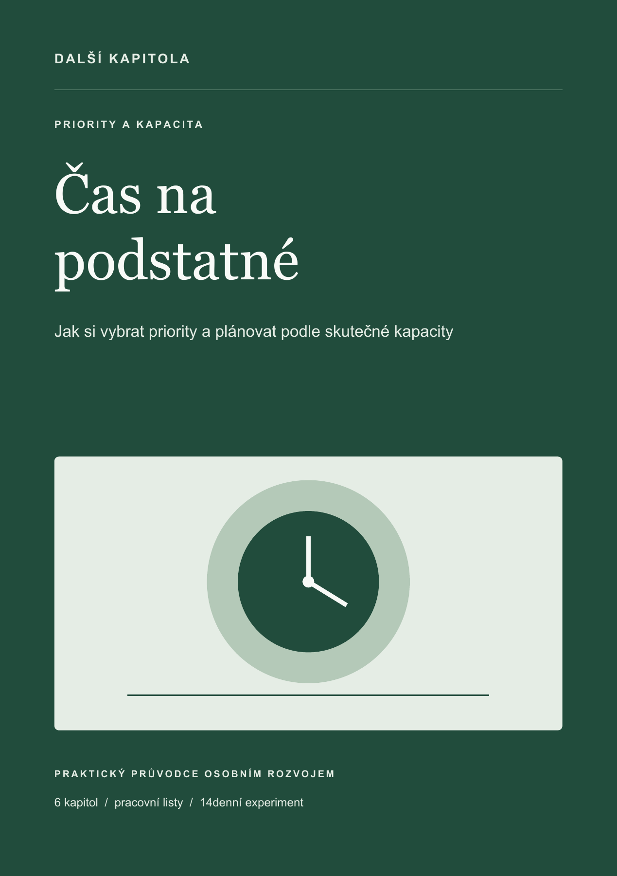 Obálka e-knihy Čas na podstatné