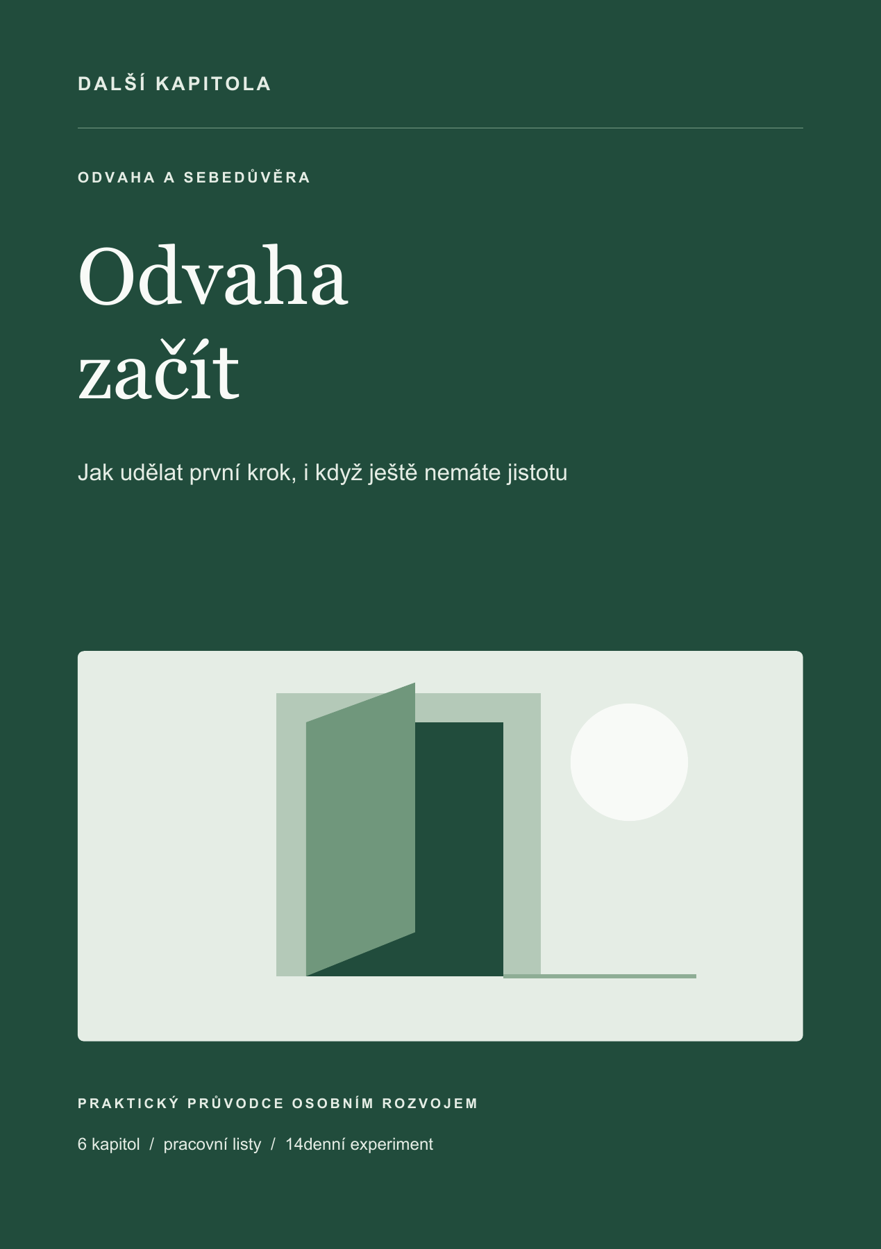 Obálka e-knihy Odvaha začít